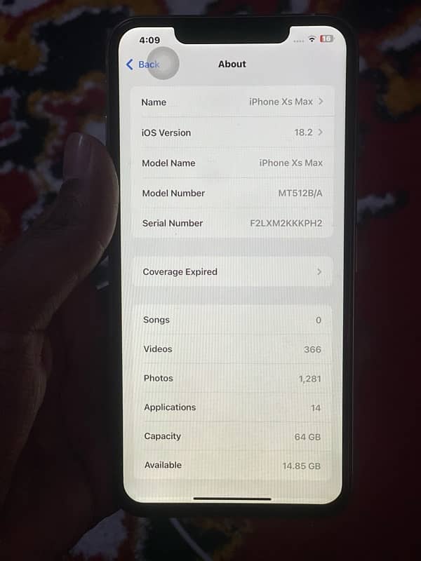 iPhone XS Max non pta 6