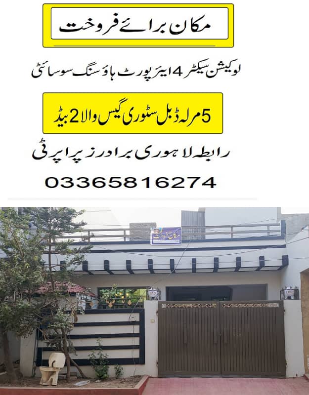 Beautiful 5 Marla Double Story With Gas Meter Installed Available for Sale in Airport Housing Society Sector 4 Rawalpindi Islamabad 47