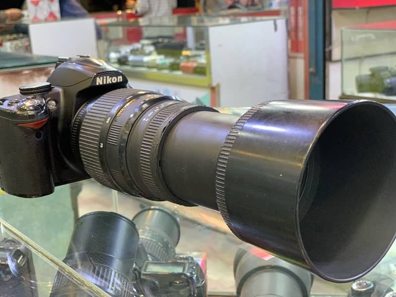 Nikon d3000 with 70-300mm lens Contact No 03212306356 4