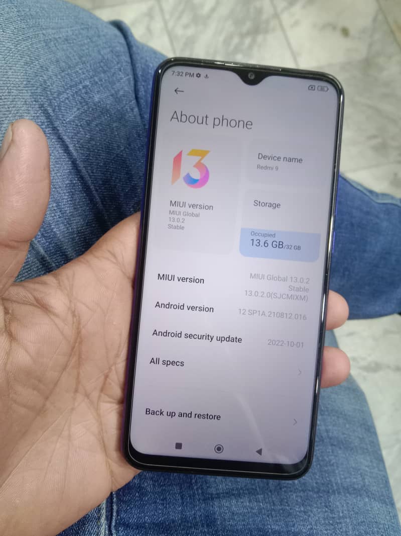 REDMI 9 3GB 32GB CONDITION 10/9 7