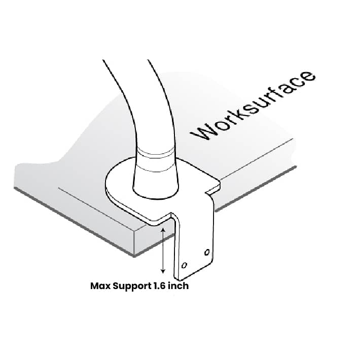 Single Gas Spring Monitor Arm – Used 1