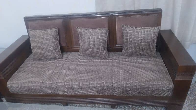 9 seater wooden sofa 0