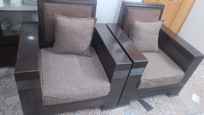 9 seater wooden sofa 1