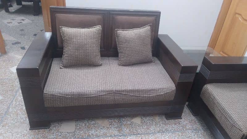 9 seater wooden sofa 3