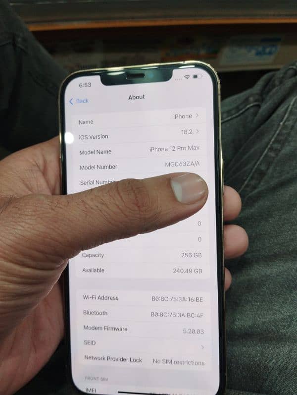 iphone 12 pro max  PTA approved 256GB condition 10/10 2