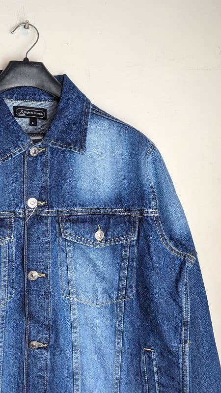 Denim Jacket for Men's - Mid Blue 6