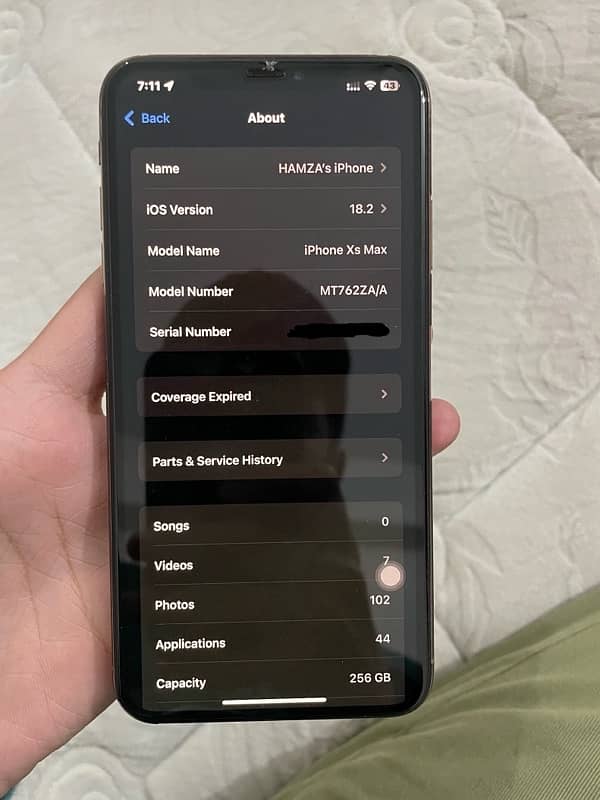 IPHONE XS MAX 256GB DUEL SIM PHYSICAL (HK) PTA APPROVED 6