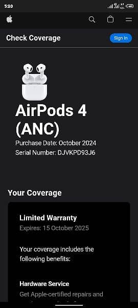 Apple Airpods 4 ANC New Model 4