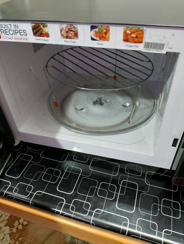 microwave oven with grilled 2