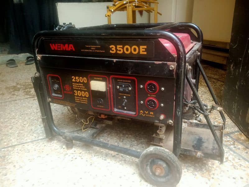 wema generator | red colour | slightly used 0