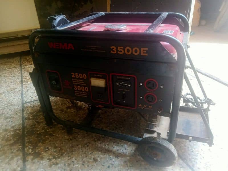 wema generator | red colour | slightly used 1