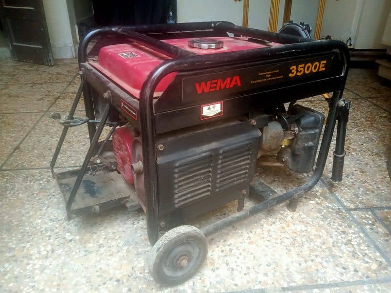 wema generator | red colour | slightly used 2