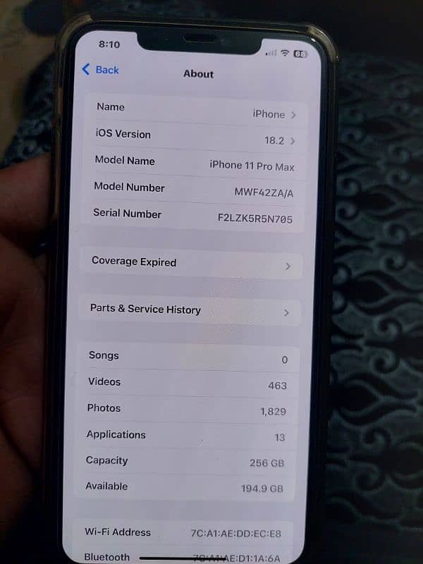 iphone 11 pro max Dual Physical Aproved 256gb 8