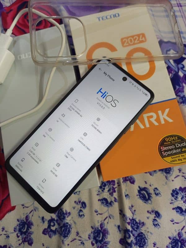 tecno spark go 2024 just box open 64gb pta official approved 9