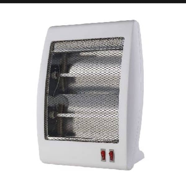 portable Quartz Electric heater with Dual Heating Rods 2