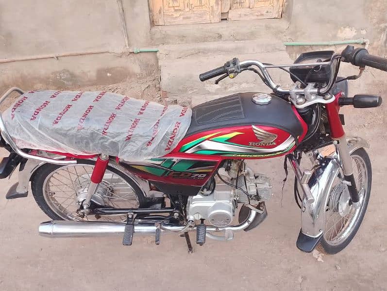 Bike for sale in jhang  Honda cd 70 2022 1