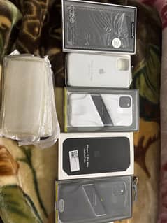 iphone 11 pro max 5 branded covers 5 jelly covers for sale all for 6K