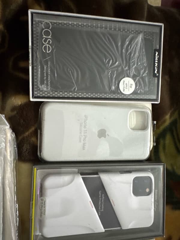 iphone 11 pro max 5 branded covers 5 jelly covers for sale all for 6K 1