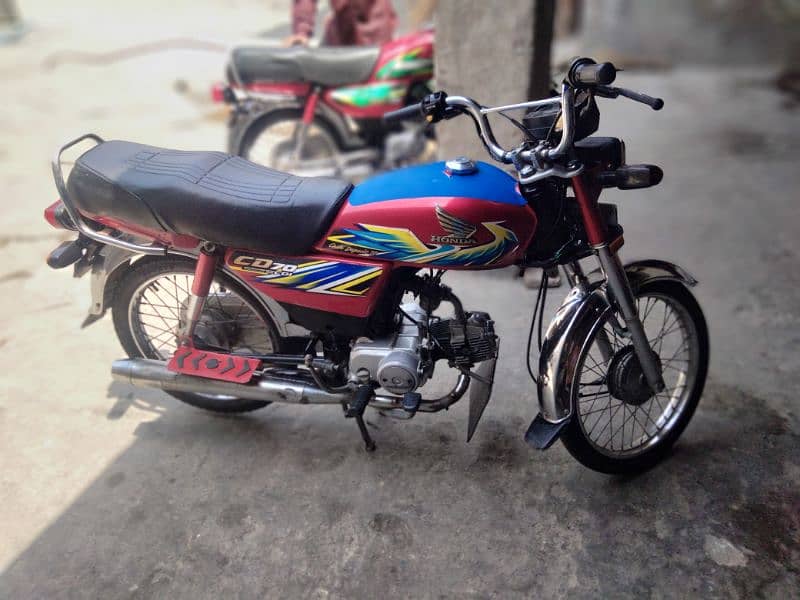 Honda 70 2020 K last ma nikli ha 21 ka sticker Laga ha 0