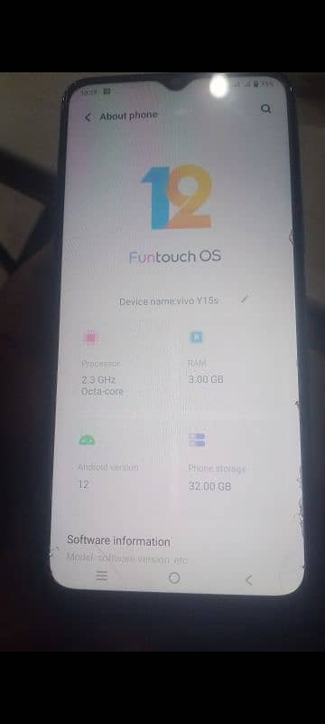 vivo y15s 3gb ram 32gb 2