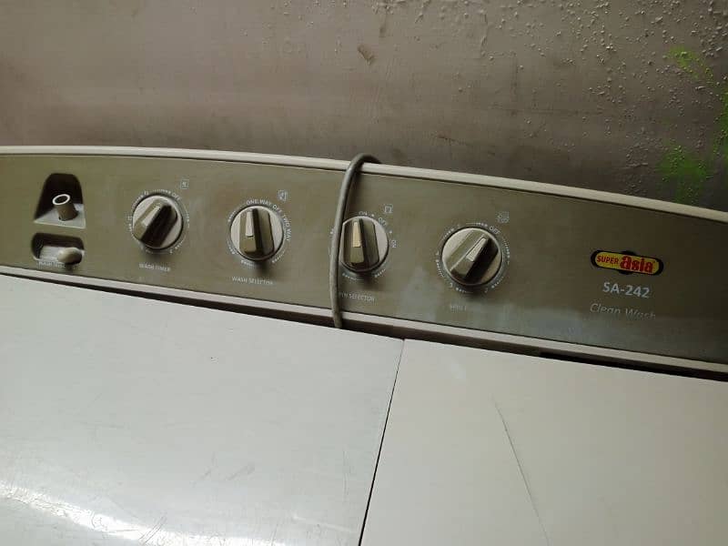 super asia washing machine  with spiner 2