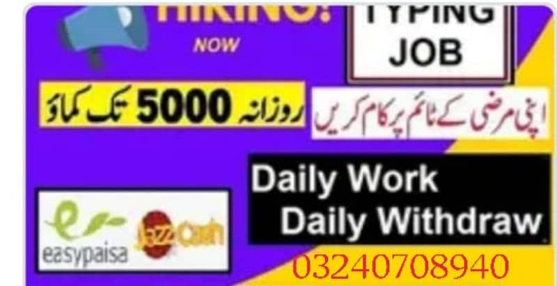 online home based work available 0