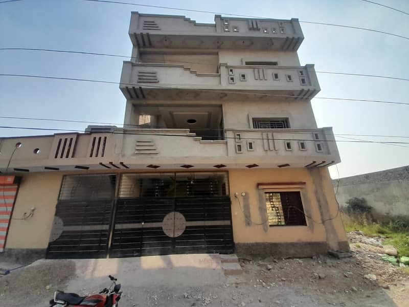 9 Marla Property Including 5 Marla Triple Storey House With 4 Shops Available For Sale In Lalazar2 8