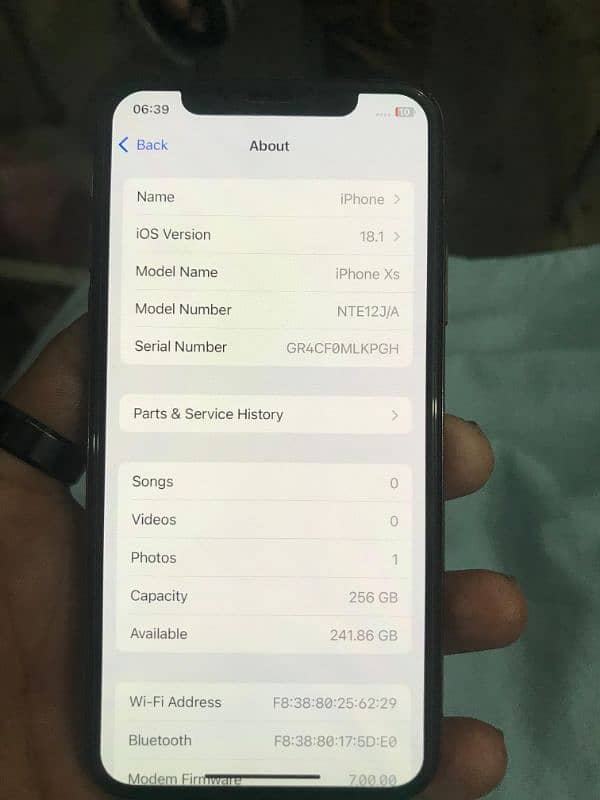 iphone xs 256gb non Pta 1