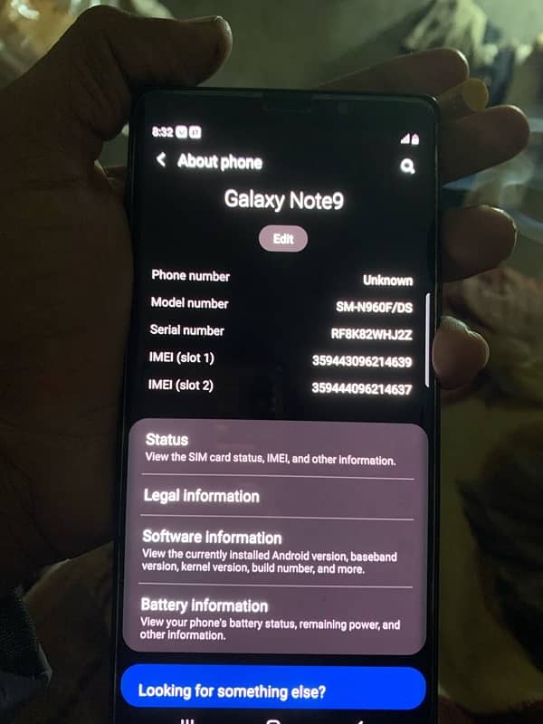 samsung note 9 non pta 6 128 All oky 8