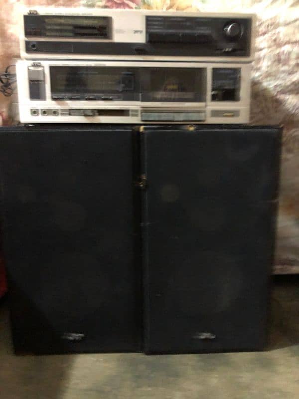 jvc speaker & amplifier 1