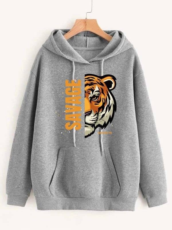 Stylish Printed Hoodie For Men and Women-1 Pc 4