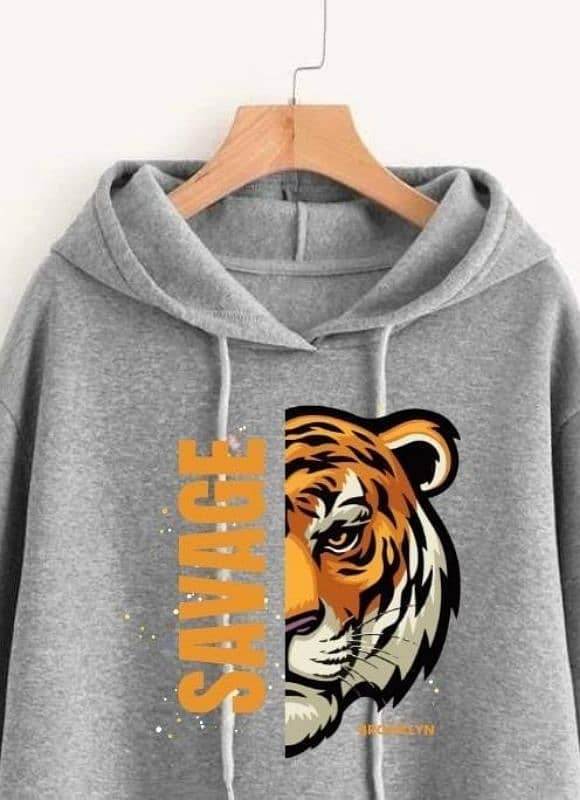 Stylish Printed Hoodie For Men and Women-1 Pc 5