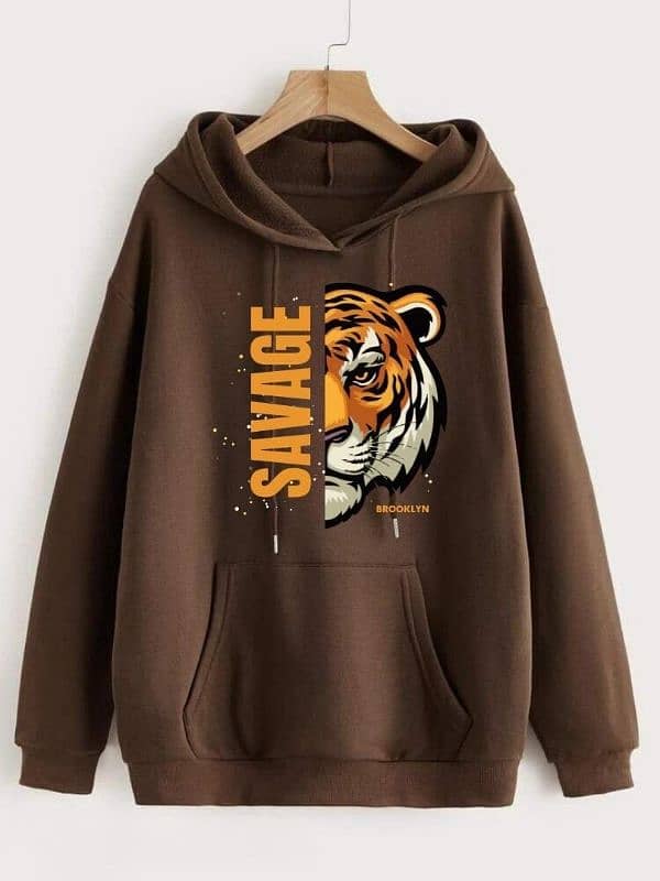 Stylish Printed Hoodie For Men and Women-1 Pc 6