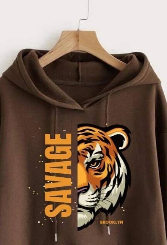 Stylish Printed Hoodie For Men and Women-1 Pc 7