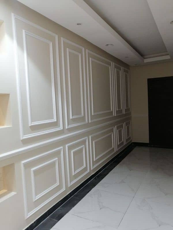 Mediawall luxury bedroom partition molding contact WhatsApp03009874271 15