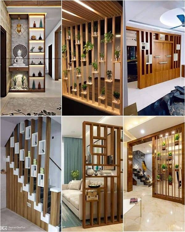 Mediawall luxury bedroom partition molding contact WhatsApp03009874271 17