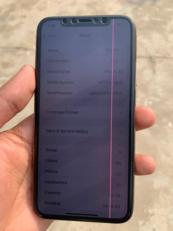 Iphone xs urgent sale 7