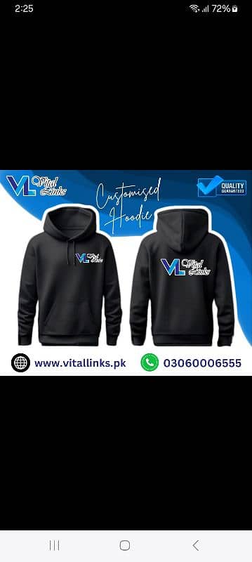 Hoodies / T shirts with your logo 0