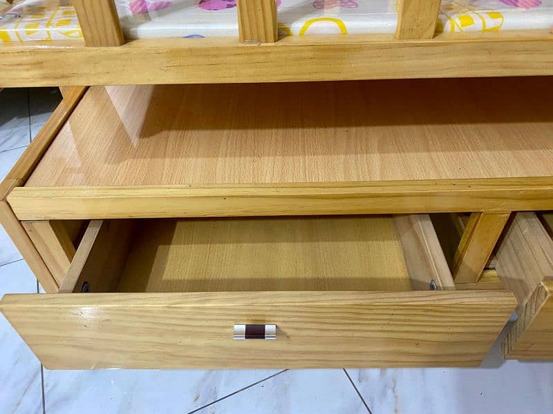 Kids Cot | Wooden Baby cot | Baby crib with swing | Baby bed for sale 2