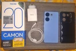 Tecno Camon 20 Mint Condition Waterpack