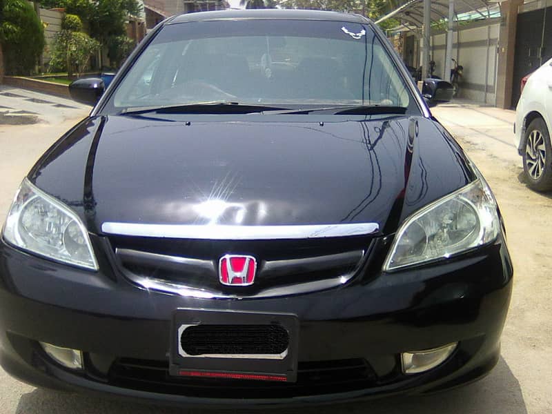 CIVIC EXi PROSMATIC 2004 MODEL BLACK COLOUR BEHTREEN CONDITION 0