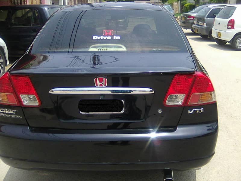 CIVIC EXi PROSMATIC 2004 MODEL BLACK COLOUR BEHTREEN CONDITION 3