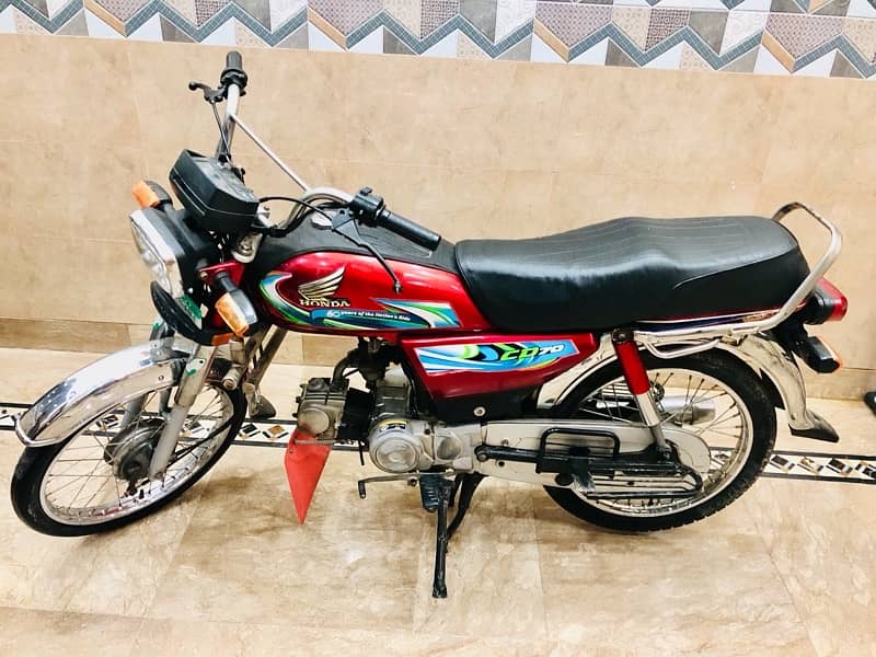 Honda CD70, converted to2024 model 0