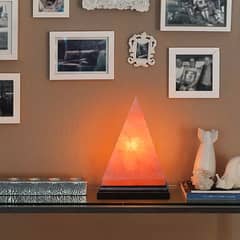 Himalayan pink salt lamp- Pyramid lamp