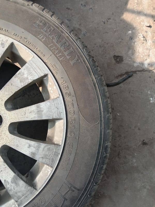 Alloy rim tyres for sale 14.185. 1