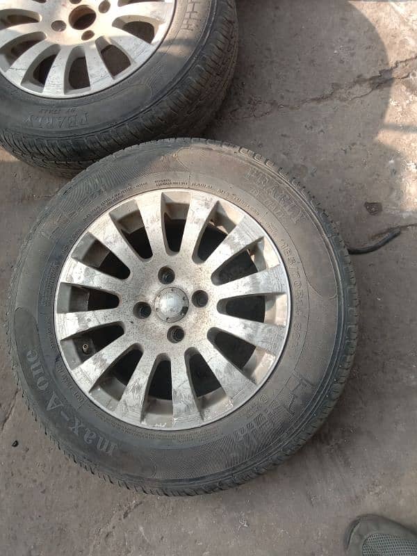 Alloy rim tyres for sale 14.185. 2