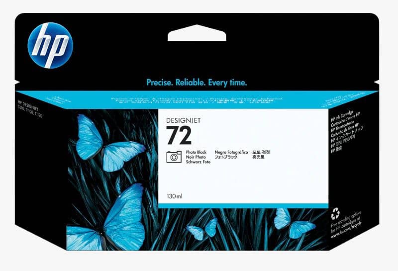 HP 72 130-ml Photo Black  and Gray DesignJet Ink Cartridge 1