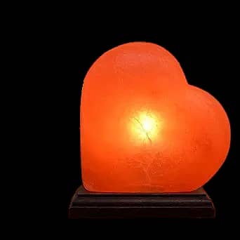 Himalayan pink salt lamp- Heart shape 1