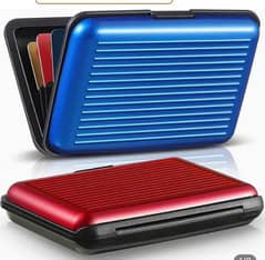 Alminium water resistant card protaction holder with mini wallet