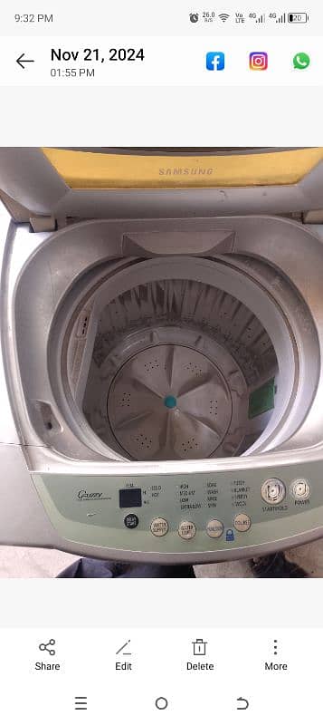 Samsung automatic washing machine 3